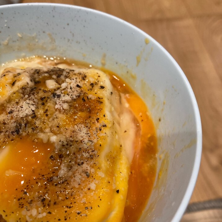 レンジで簡単 豆腐の卵とじ
